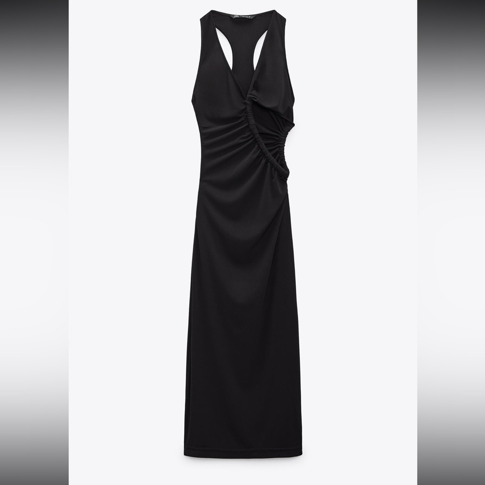 Zara Black Asymmetrical Dress